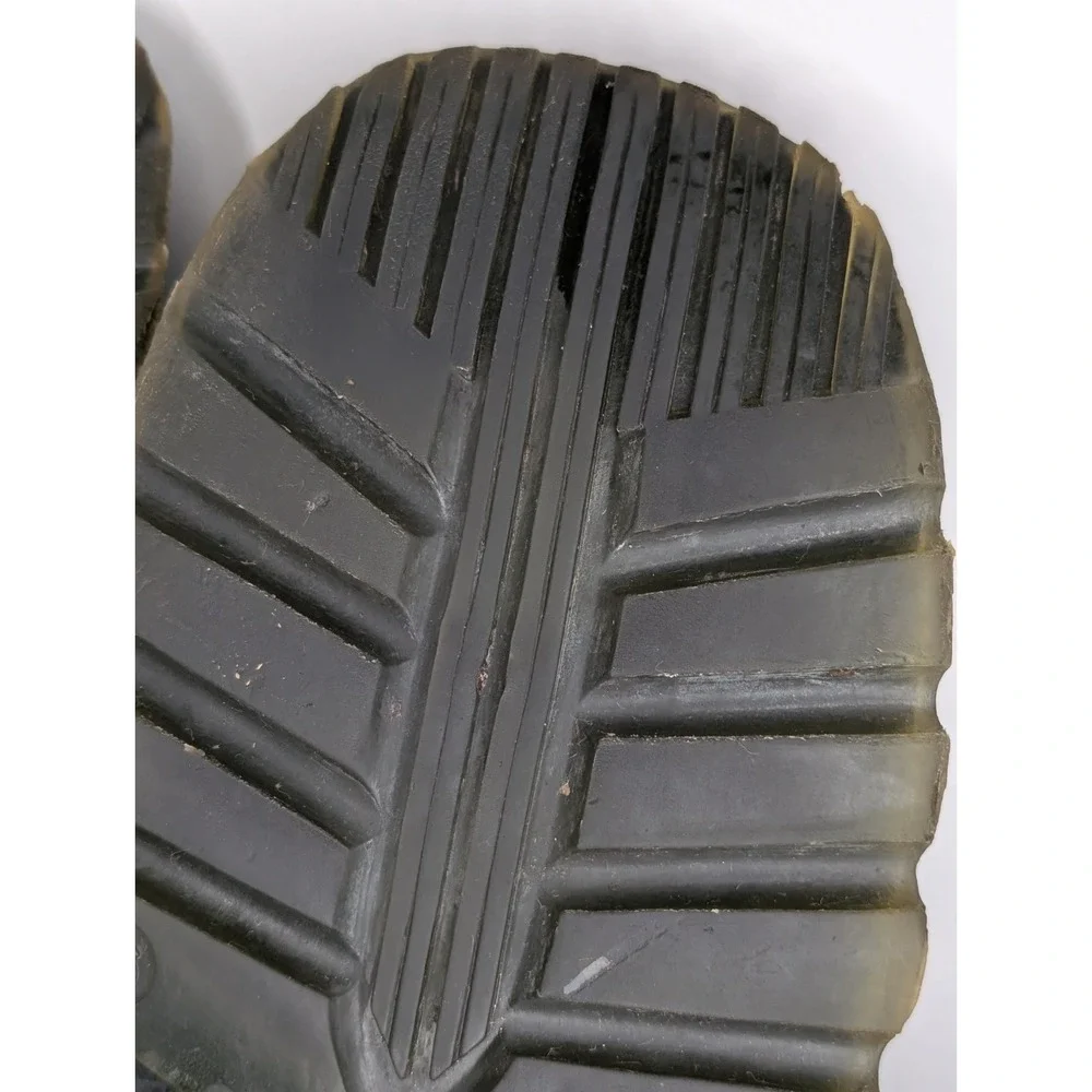 Vtg Bed Stu The Next Step Black Leather Mens Shoes EU 46 Grunge Emo Quality Lace